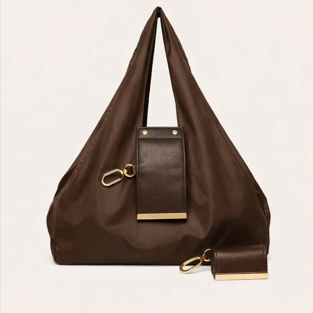 FairyLiora Foldable Charm Bag - Brown