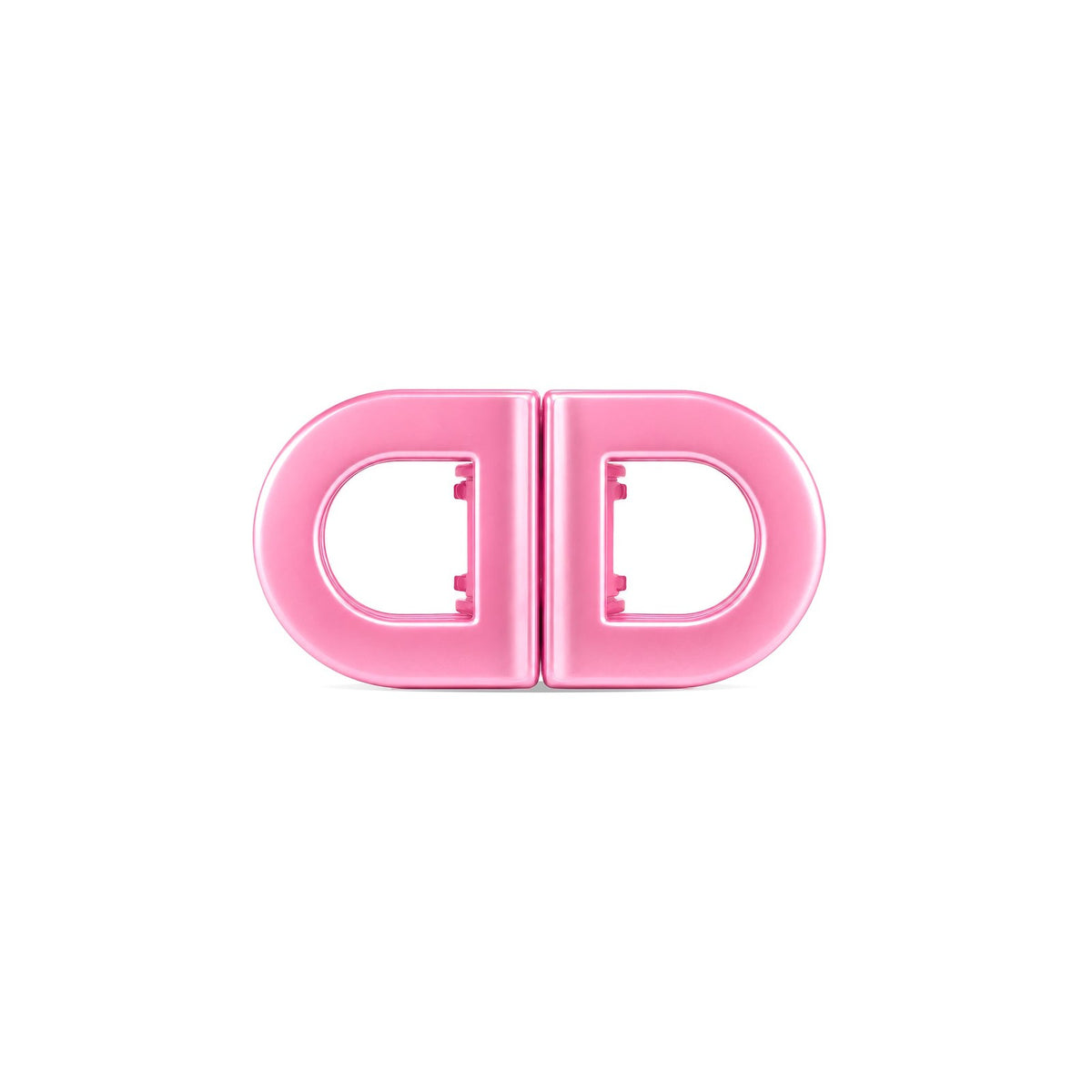 Pink Pop pink claw clip open and closed